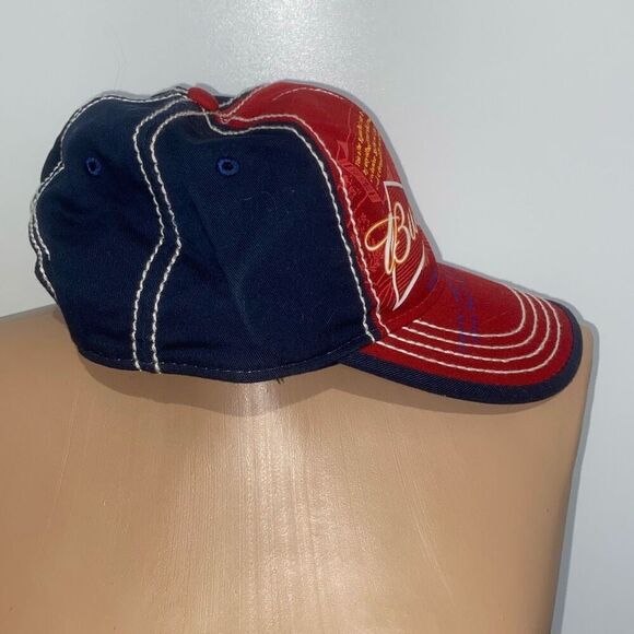 Budweiser Men's Multicolor Snap Back Cotton Baseball Cap Hat Adjustable - Picture 2 of 9